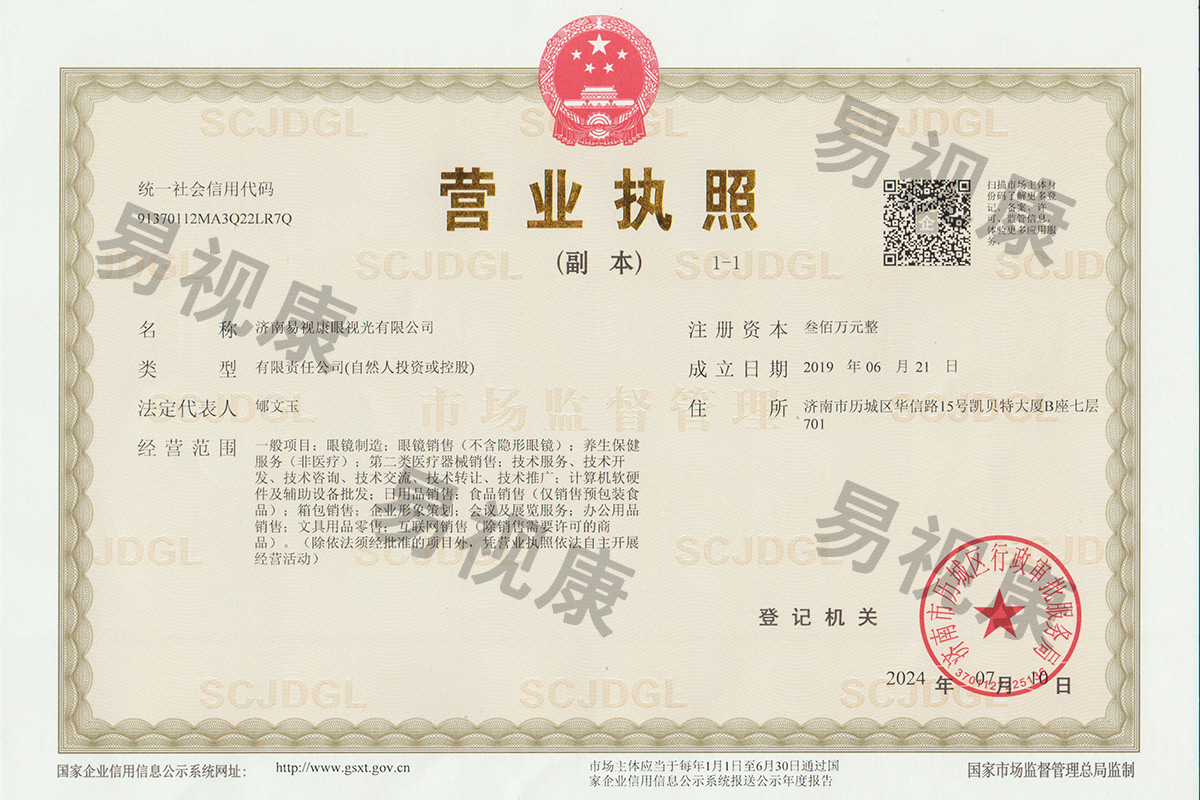企业营业执照